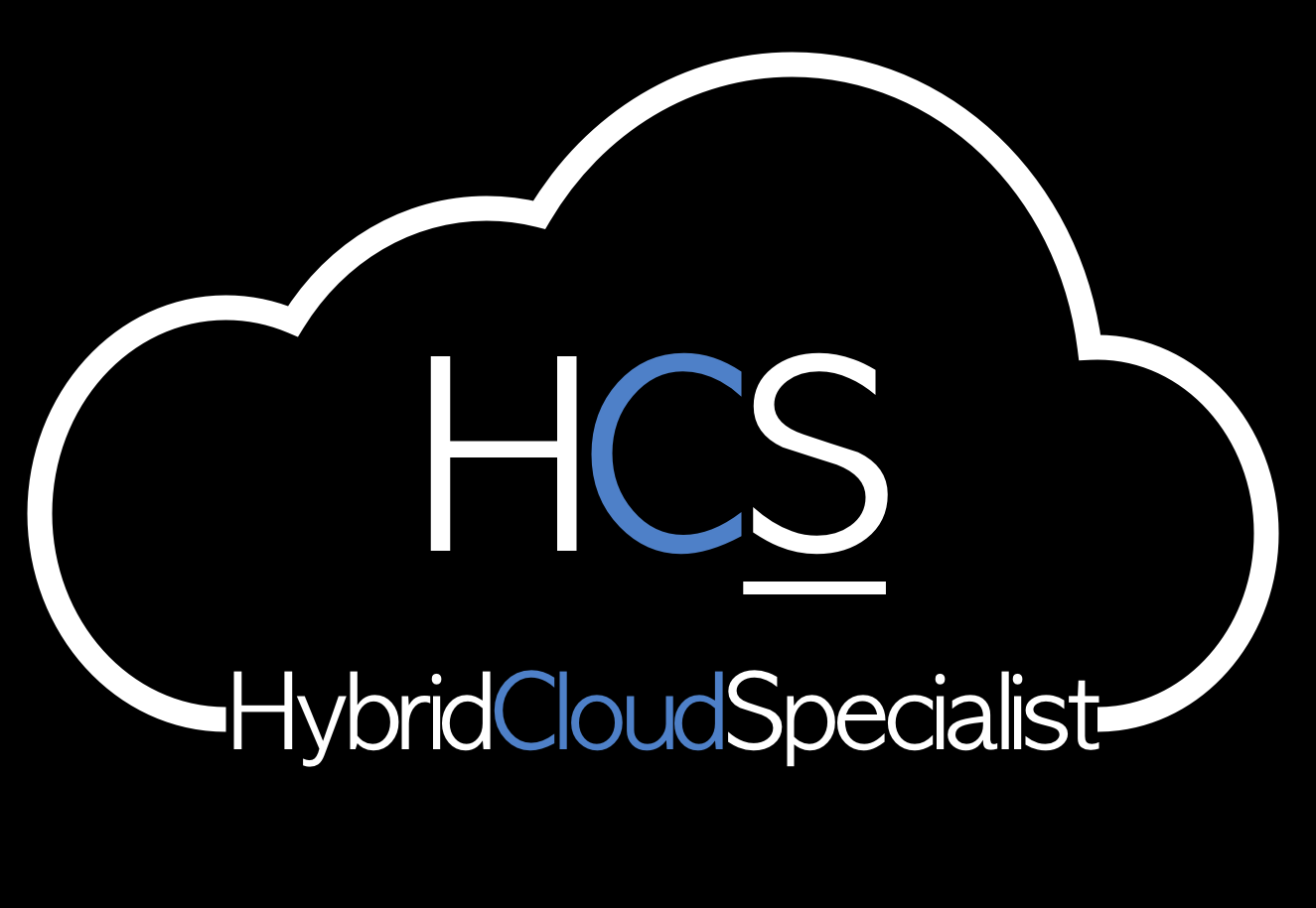 Hybrid Cloud Specialist White Logo
